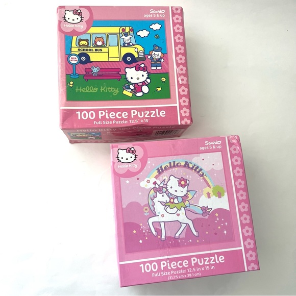 Hello Kitty Other - HELLO KITTY 100 piece puzzle set